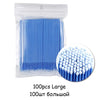SYKEIN Cotton Swab Individual Eyelash Microbrush Lash Removing Disposable Brushes EyeLash Extension Tool 100PCS/Bag
