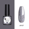 SUGAR UV Gel Glitter Nail Polish Soak Off UV Gel Varnish Colorful Nail Gel Polish Glitter Sequins