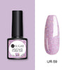 SUGAR UV Gel Glitter Nail Polish Soak Off UV Gel Varnish Colorful Nail Gel Polish Glitter Sequins