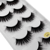 3D Natural Mink Hair Lashes Full Strip False Lashes 5 pair