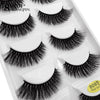 3D Natural Mink Hair Lashes Full Strip False Lashes 5 pair