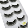 3D Natural Mink Hair Lashes Full Strip False Lashes 5 pair