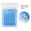 Individual Disposable Micro Brush Lash Removing Swabs For Eyelashes 100 Pieces Per Individual Bag