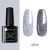 UR SUGAR Laser Silver Series Glitter Shining Sequins UV Led Gel Nail Polish