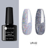 UR SUGAR Laser Silver Series Glitter Shining Sequins UV Led Gel Nail Polish