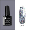 UR SUGAR Laser Silver Series Glitter Shining Sequins UV Led Gel Nail Polish