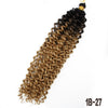 YXCHERIS Synthetic Water Wave Crochet Twist Braiding Hair Extensions Bundle