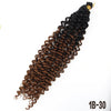 YXCHERIS Synthetic Water Wave Crochet Twist Braiding Hair Extensions Bundle