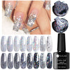 UR SUGAR Laser Silver Series Glitter Shining Sequins UV Led Gel Nail Polish