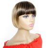 Lulalatoo Straight Brazilian Remy With Bangs Human Hair Short Bob Wig