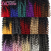 YXCHERIS Synthetic Water Wave Crochet Twist Braiding Hair Extensions Bundle