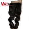 Wigbow Brazilian Ombre Loose Wave With Closure 8-16 inch 3 Piece Human Hair Curly Weave Bundles