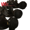 Wigbow Brazilian Ombre Loose Wave With Closure 8-16 inch 3 Piece Human Hair Curly Weave Bundles