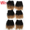 WigBow Curly Peruvian 6 Piece Bundles With Lace Closure No Shed Tangle Free Human Hair Extensions