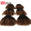 WigBow Curly Peruvian 6 Piece Bundles With Lace Closure No Shed Tangle Free Human Hair Extensions