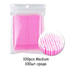 SYKEIN Cotton Swab Individual Eyelash Microbrush Lash Removing Disposable Brushes EyeLash Extension Tool 100PCS/Bag