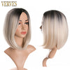 VERVES Short Cut Bob Synthetic Hair Wigs Option of 5 Colors